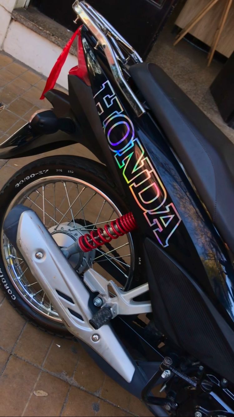 calcos HONDA grande modelo 3 tornasolados