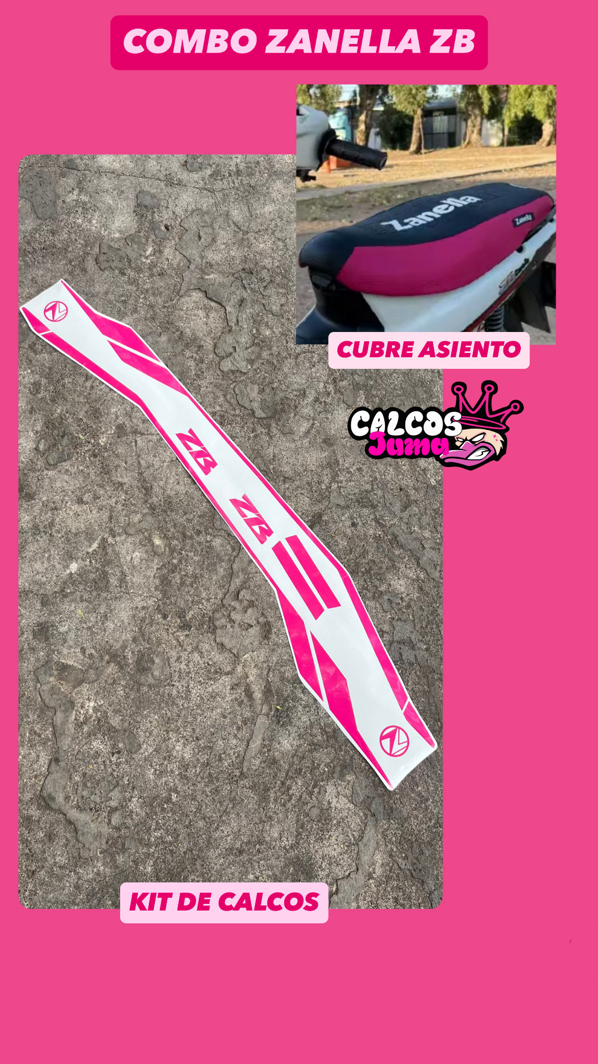 combo ZB ROSADO
